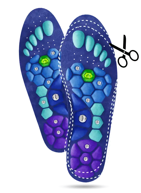 Flexa™ Magnetic Insoles with therapeutic magnets