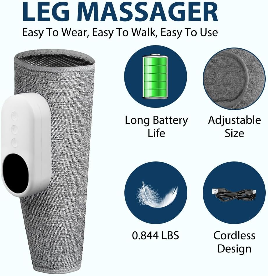 Flexa™ 3-in-1 Leg Massager - Temporary Swelling and Pain Relief in Just 15 Minutes a Day*