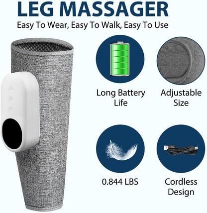 Flexa™ 3-in-1 Leg Massager - Temporary Swelling and Pain Relief in Just 15 Minutes a Day*