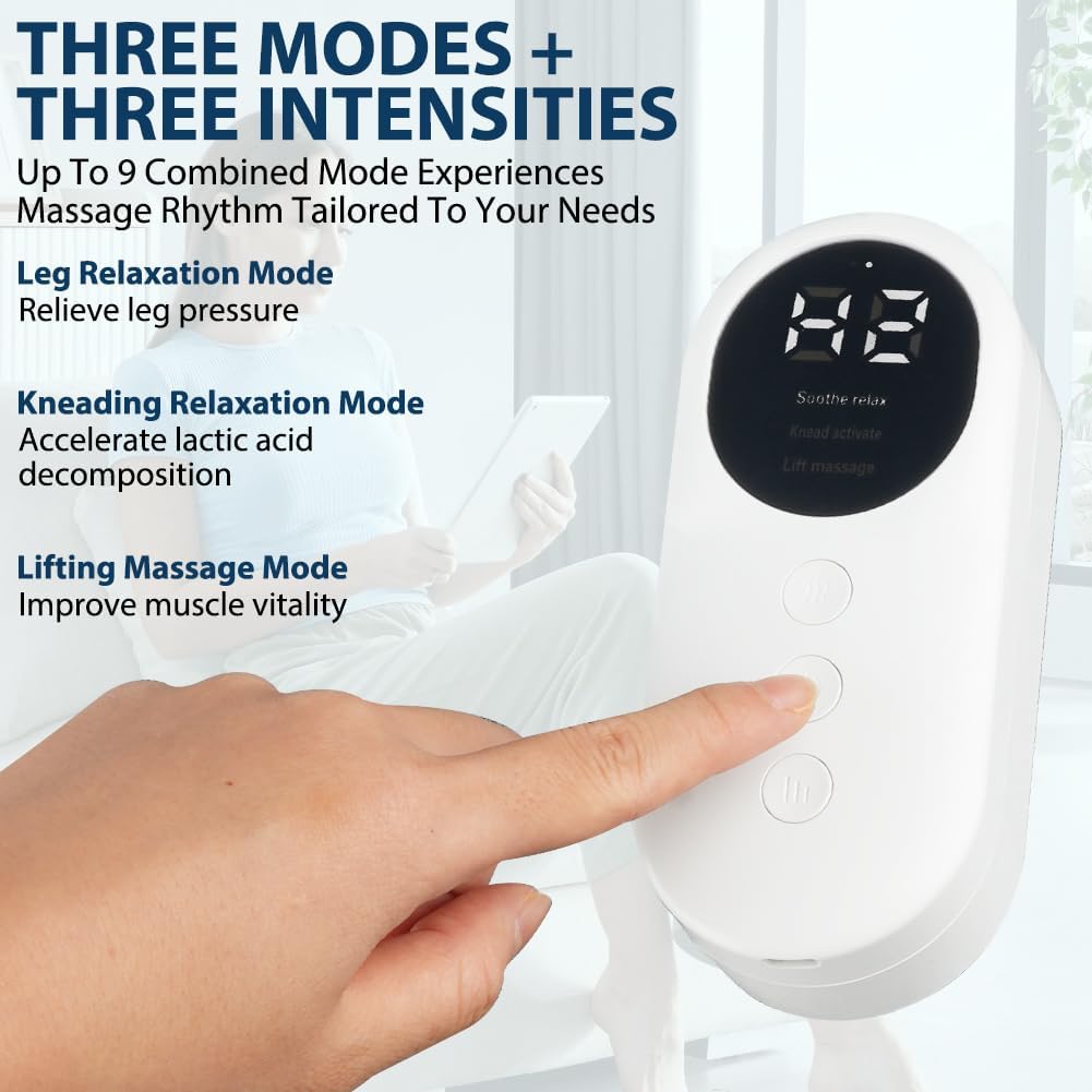 Flexa™ 3-in-1 Leg Massager - Temporary Swelling and Pain Relief in Just 15 Minutes a Day*