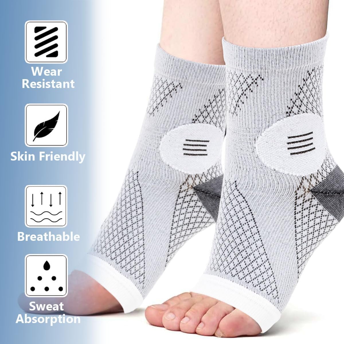 6x Pairs Pain Relif Socks