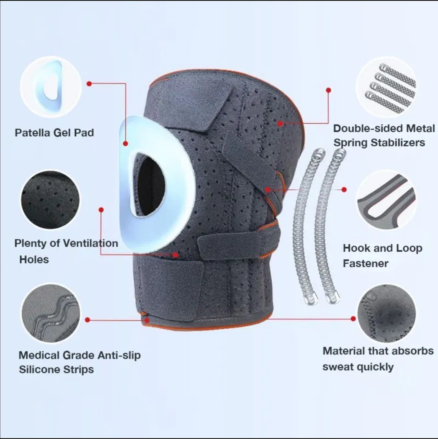 Flexa Adjustable Compression Knee Brace